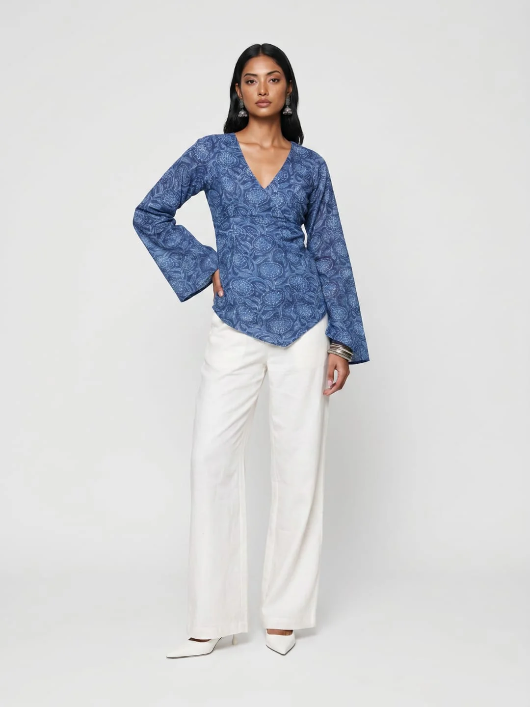 Riwaya Bell Sleeved Top - Image 5
