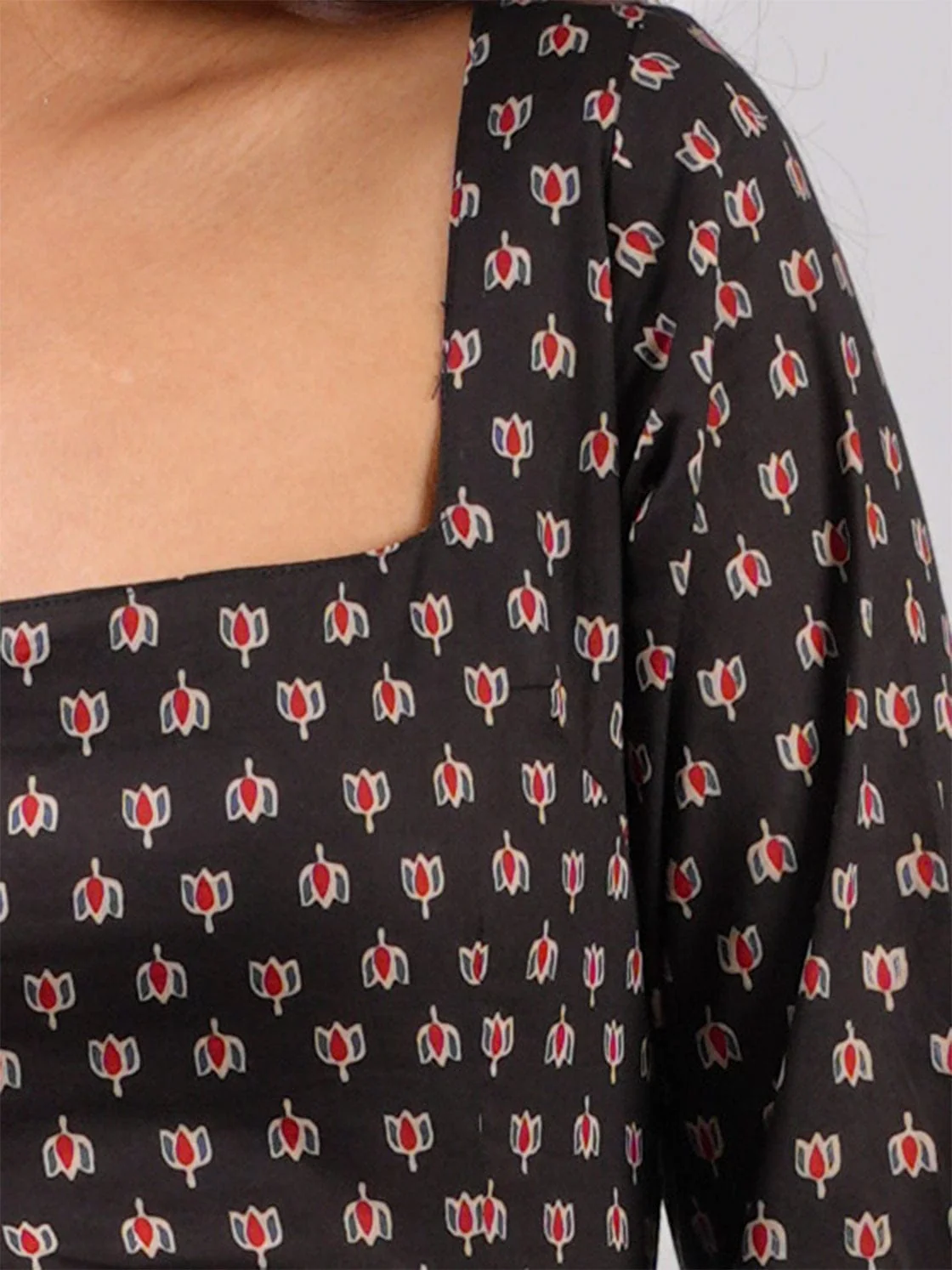 Rohini Sleeved Corset Kurti - Image 5