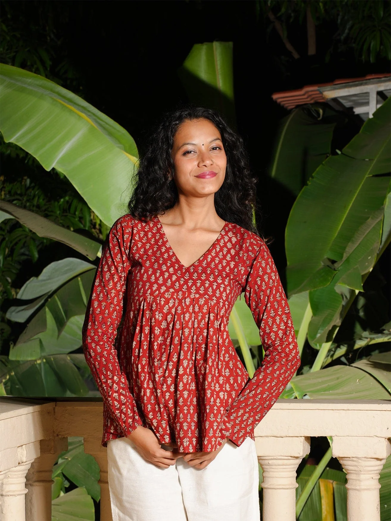 Saaya Sleeved Top