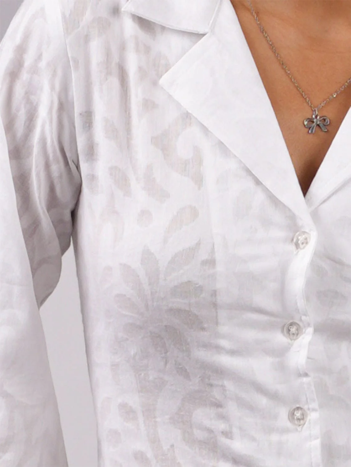 Safa Jacquard Corset Shirt - Image 6