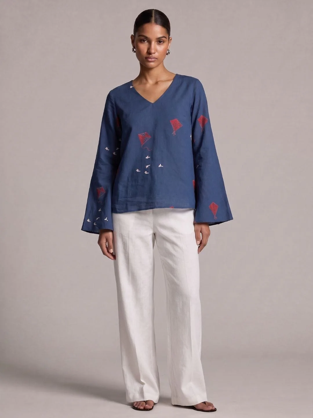 Sakshi Bell Sleeved Top - Image 5