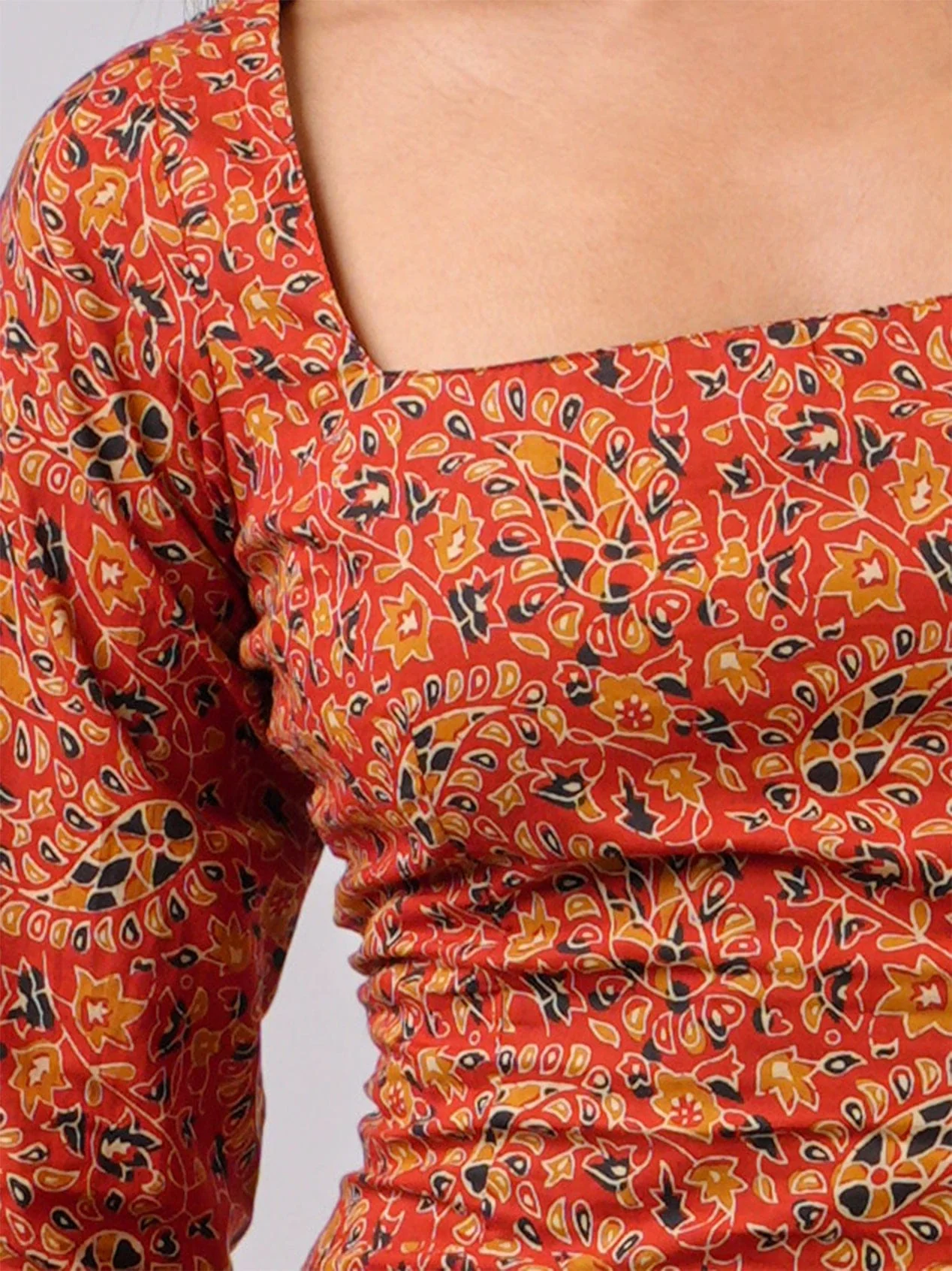 Sana Sleeved Corset Kurti - Image 5