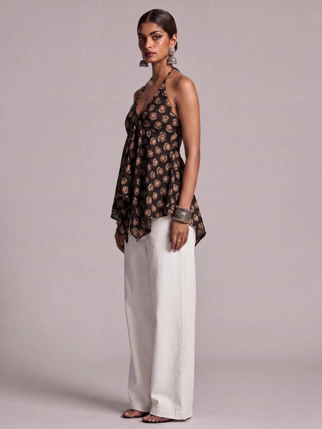 Saral Asymmetrical Tie - Up Top - Image 3