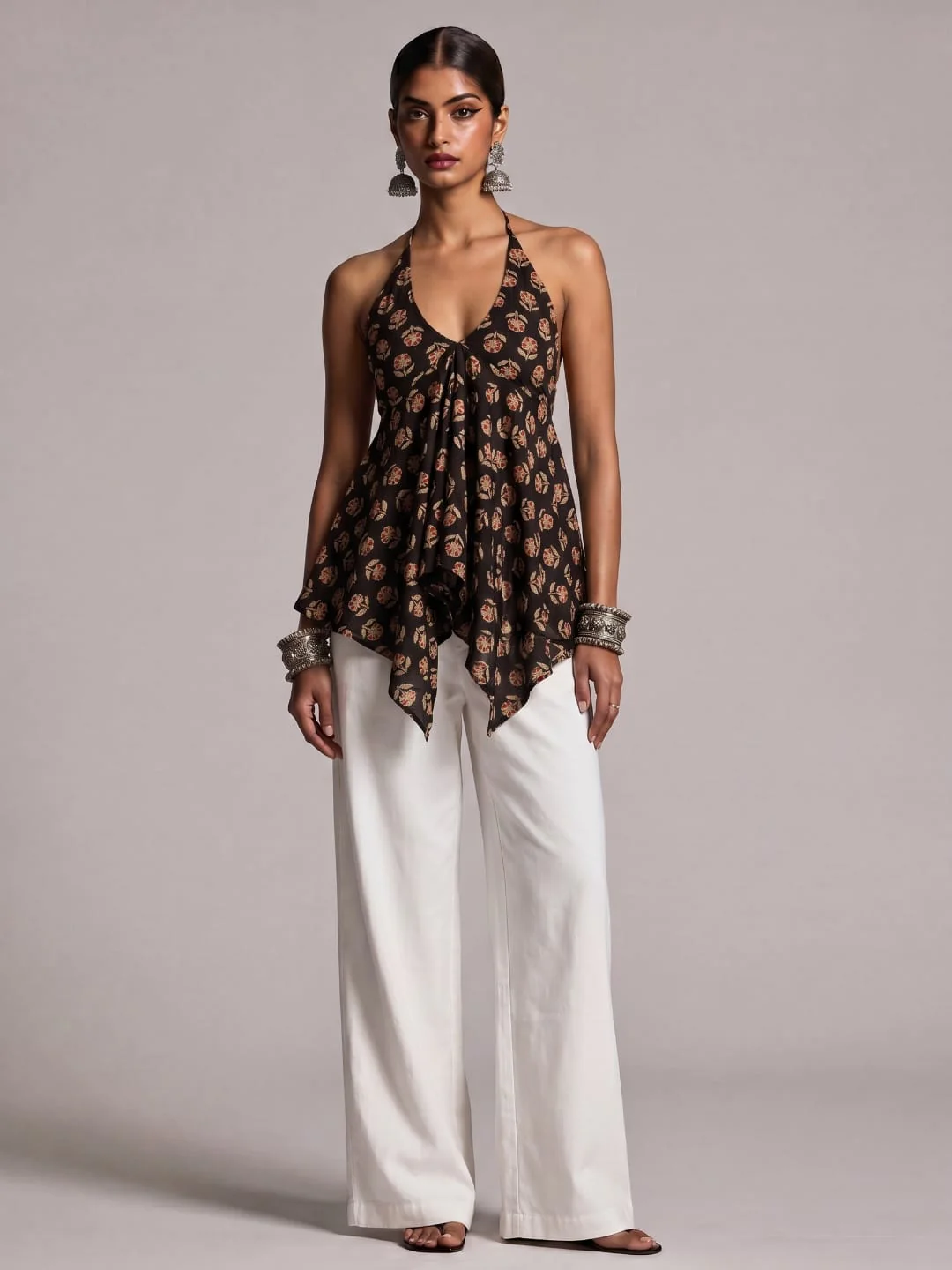 Saral Asymmetrical Tie - Up Top - Image 5