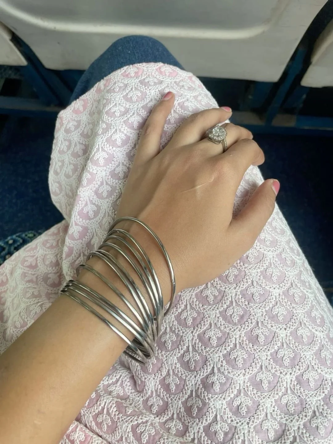 Silver Bangle Set - Image 3