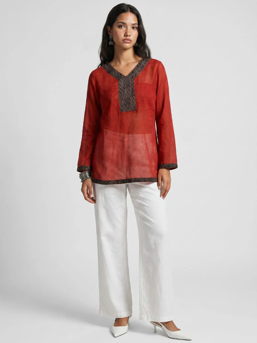 Shrishti mul cover up - kurti - Image 5