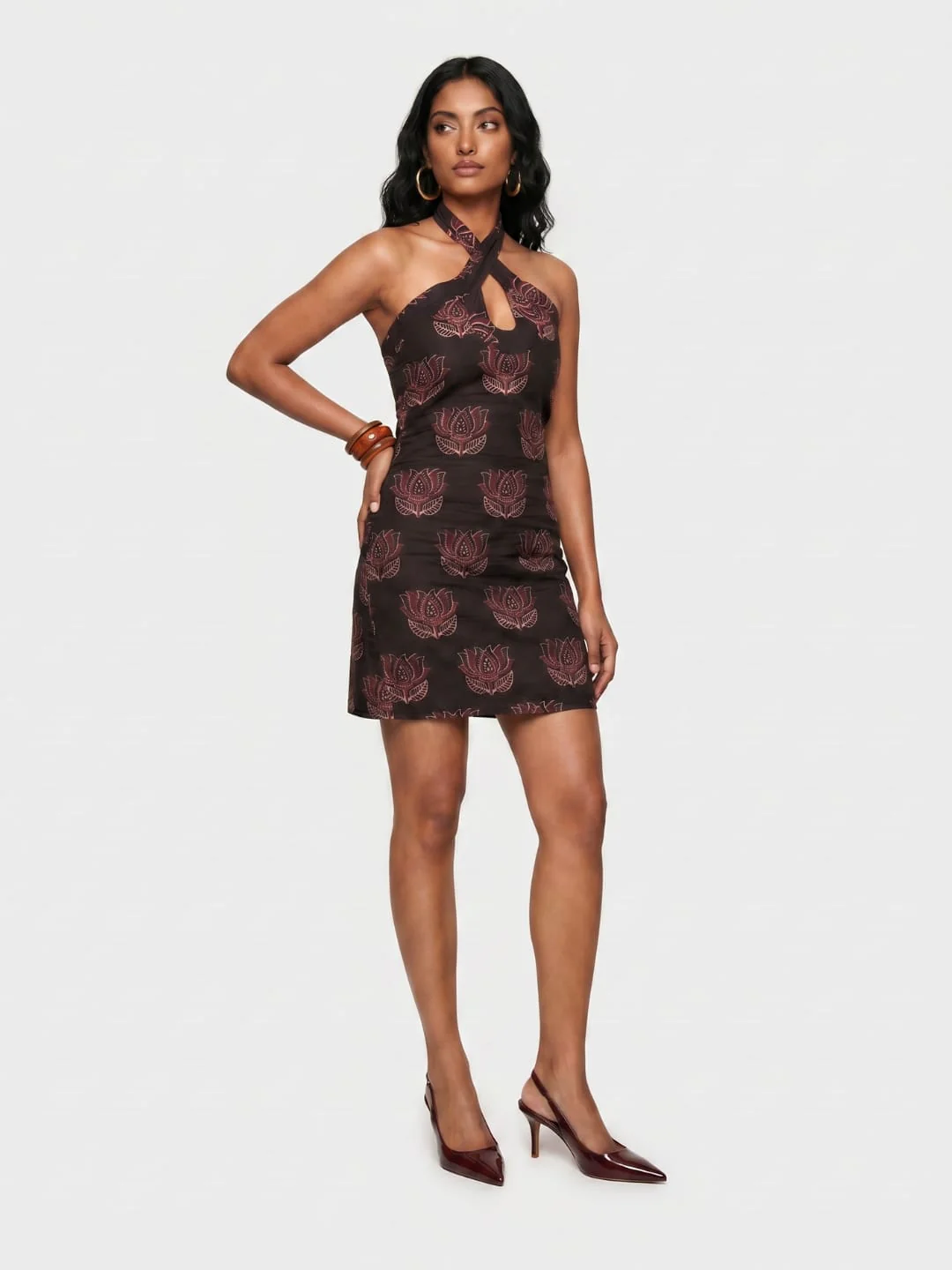 Veena Halterneck Dress - Image 3