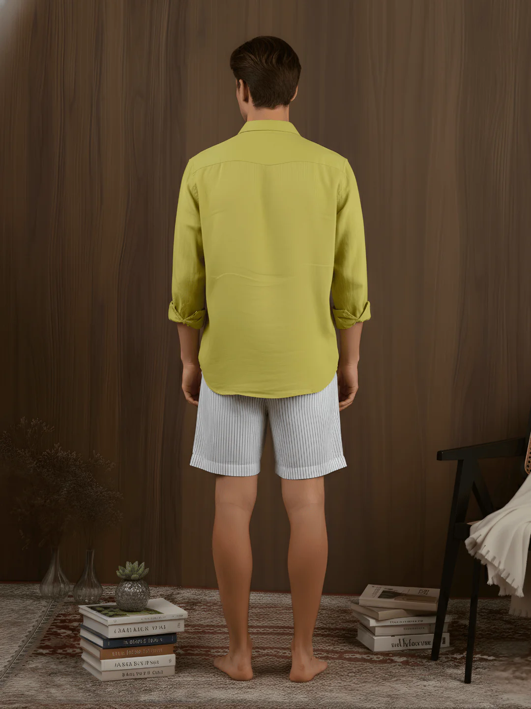 Veer Linen Fitted Shirt - Image 4