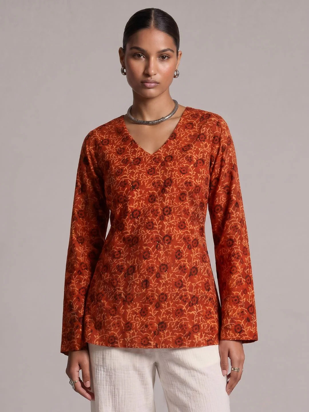 Yukta Bell Sleeved Top