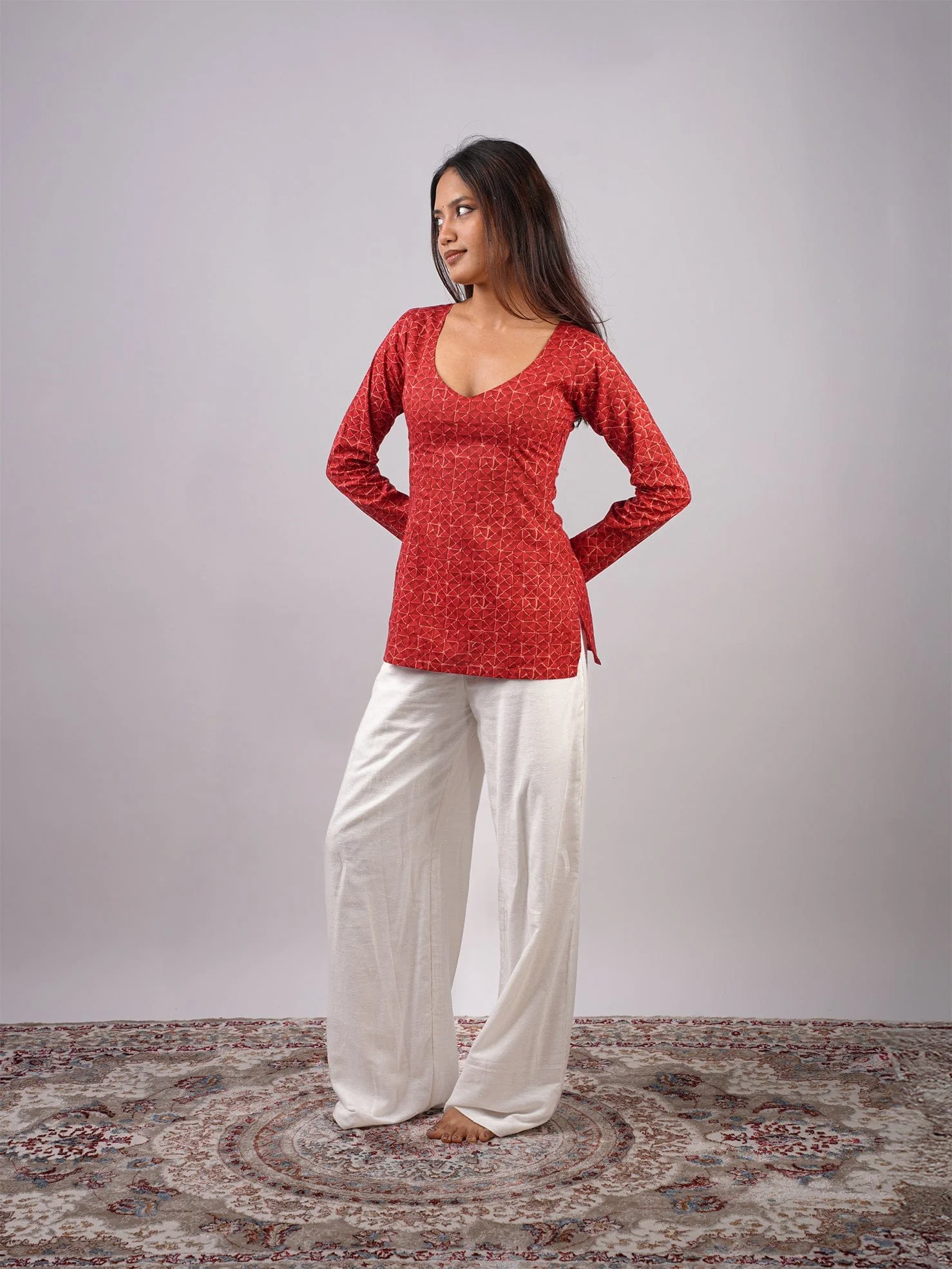 Zar Sleeved Kurti - Image 3