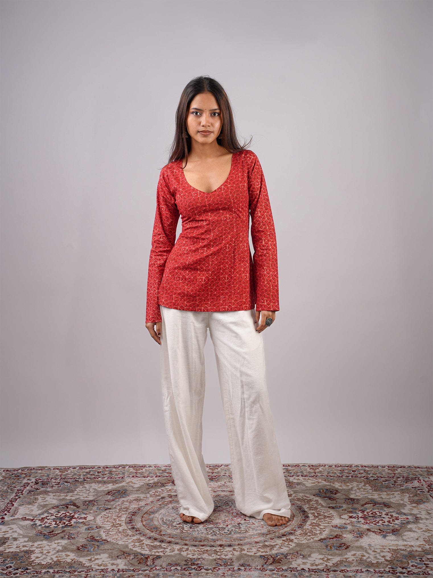 Zar Sleeved Kurti - Image 4